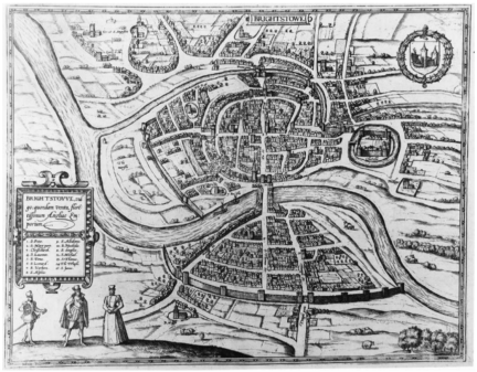 Joris Hoefnagel's 1581 Map of Brightstowe